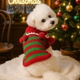 thumbnail image 1 of Dog Christmas Sweater Pet Winter Knitwear Xmas Elf Costume Clothes Coats Sweater for Kitty Puppy Cat, 1 of 6