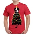 thumbnail image 1 of Dog Christmas Xmas Tree Shirt for Men Tshirt Christmas Party - S M L XL 2XL 3XL 4XL 5XL Xmas Graphic Tee - T-Shirt Christmas Holiday Mens Gift, 1 of 2