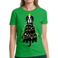 thumbnail image 1 of Dog Christmas Xmas Tree Shirt for Women Tshirt Christmas Party - S M L XL 2XL 3XL Xmas Graphic Tee - T-Shirt Christmas Holiday Ladies Gift, 1 of 2