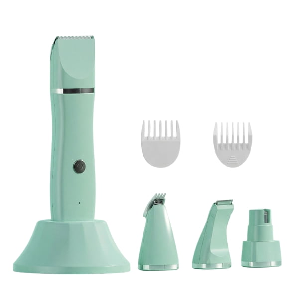 Dog Clippers for Grooming,IPX7 Waterproof Dog Grooming Clippers with Charging Dock,3 in1Electric Cordless Kit wiht Hair Positioning Comb and Cleaning Brush for Pet's Entire Body