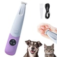 thumbnail image 1 of Dog Clippers Grooming Kit Hair Clipper-Low Noise Paw Trimmer- Rechargeable - Cordless Quiet Nail Grinder Shaver for Cats and Other Pets, 1 of 10