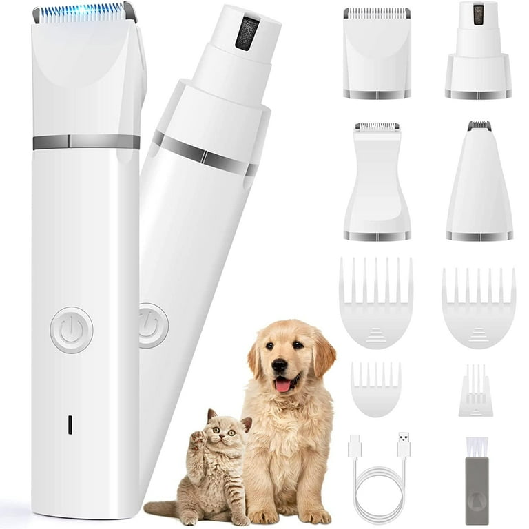Dog Clippers Grooming Kit Hair Clipper-Low Noise Paw Trimmer