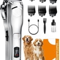 thumbnail image 1 of Dog Clippers for Grooming Thick Hair,Low Noise Dogs Grooming Kit with Detachable Stainless Steel Blade,Dog Shaver for Thick/Matted/Knotted/Fine/Wave/Curly Hair,PC18, 1 of 5