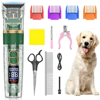 Oneisall dog shaver clippers low noise rechargeable cordless electric quiet hair clippers clearance set for dogs cats pets