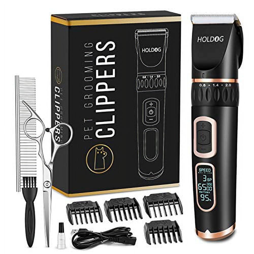 Dog Clippers Professional Heavy Duty Dog Grooming Clipper 3Speed Low