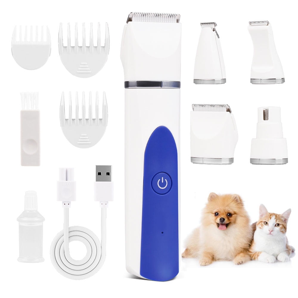 Dog Clippers, ZUPOX Low Noise Dog Grooming Clippers Rechargeable ...