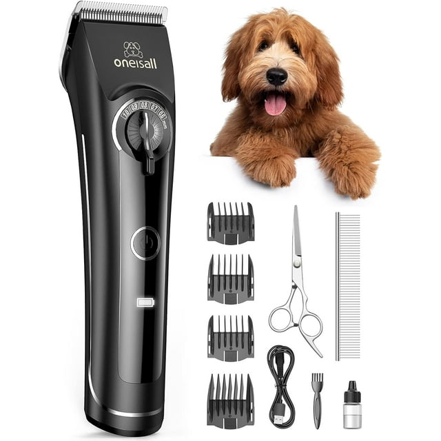 Dog Clippers for Grooming for Thick Coats with Metal Blades, Heavy Duty ...