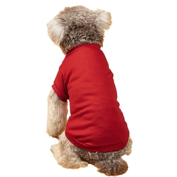 Dog Clothes Breathable Cotton Dog T-Shirt Lightweight Short Sleeve Pet Tee Summer Casual Outfit for Small Medium Dogs Cats Puppies Daily Wear