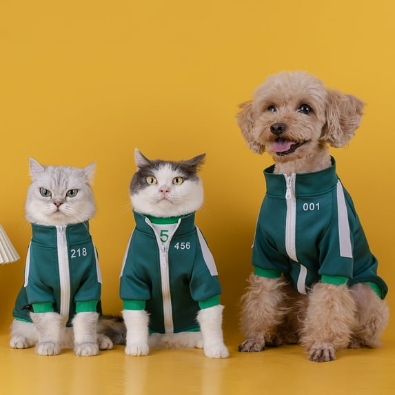 Dog Clothes, Cat Clothes, Jumpsuit T-Shirt Sweaters for Pets, Wnter Warm Fashion Drama Movie Theme Dress Up for Puppies Dogs Cats