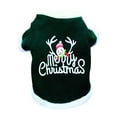 Dog Clothes with Leash Ring Girl Dog Christmas Sweater Dress Pet
