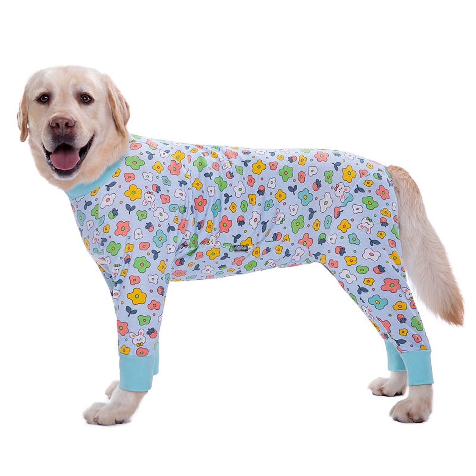 Cutable Doge Dog Clothes Pajamas for Medium Large Dogs Soft Cozy Dog Jumpsuit Full ...