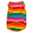 thumbnail image 1 of Dog Clothes Pet Clothes Dog Sweaters Pet Sweaters Shirt Apparel Rainbow Pet Cat Summer Clothes Clothing Stripe Dog Puppy Washable And Adjustable Ctue Comfy Petwear, 1 of 4