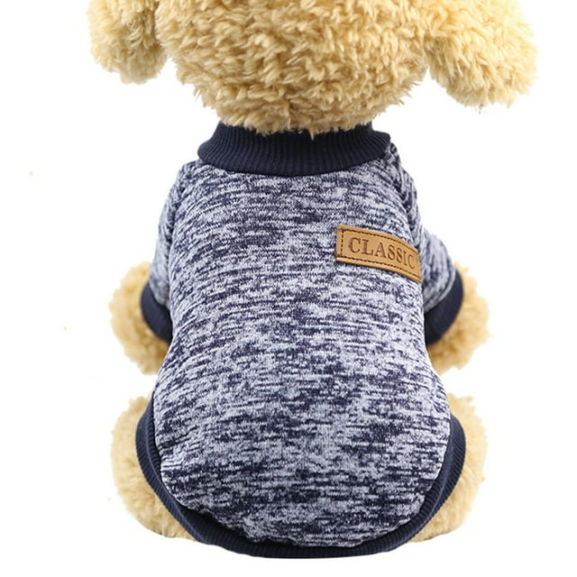 Dog Clothes Pet Dog Puppy Classic Sweater Sweater Clothes Warm Sweater