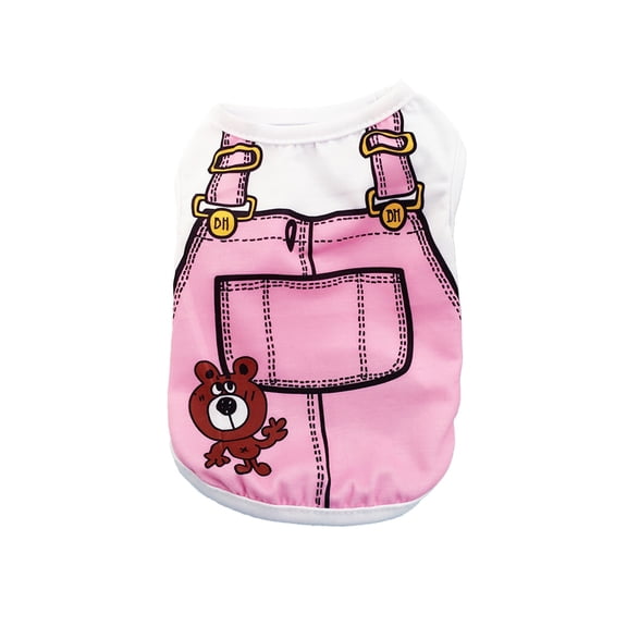 Dog Clothes for Small Dogs Mini Dog Shirts with Cute Patterns, Summer Mesh Pet T-Shirts, Stretchy Puppy Clothes for Small Size and Medium Sized Dogs Like Chihuahua