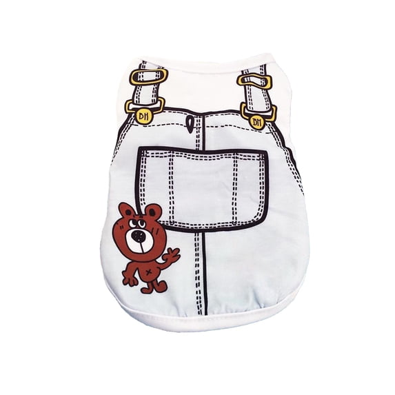 Dog Clothes for Small Dogs Mini Dog Shirts with Cute Patterns, Summer Mesh Pet T-Shirts, Stretchy Puppy Clothes for Small Size and Medium Sized Dogs Like Chihuahua