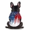 thumbnail image 1 of Dog Clothes for Small Dogs Patriotic Pet Shirt Lightweight 4Th of July Outfit Red White Blue Stars Stripes Dog Tshirt for Medium Large Dogs Single Pack, 1 of 5