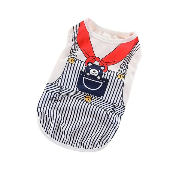 Dog Clothes for Small Dogs XXS Dog Shirts with Cute Patterns, Summer Mesh Pet T-Shirts, Stretchy Puppy Clothes for Small Size & Medium Sized Dogs Like Chihuahua Bulldogs Girls Boys C-L