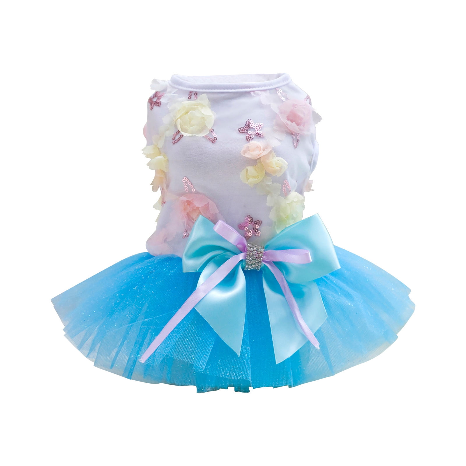 Dog Clothes Small Medium Pug Easter Dog Girl Fancy Dog Dresses for