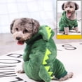 thumbnail image 1 of Dog Clothes Small Pet Costume Halloween Dinosaur Clothing Costume Dogs Cats Puppy Outfits Funny Apparel for Small Medium Dogs, 1 of 8