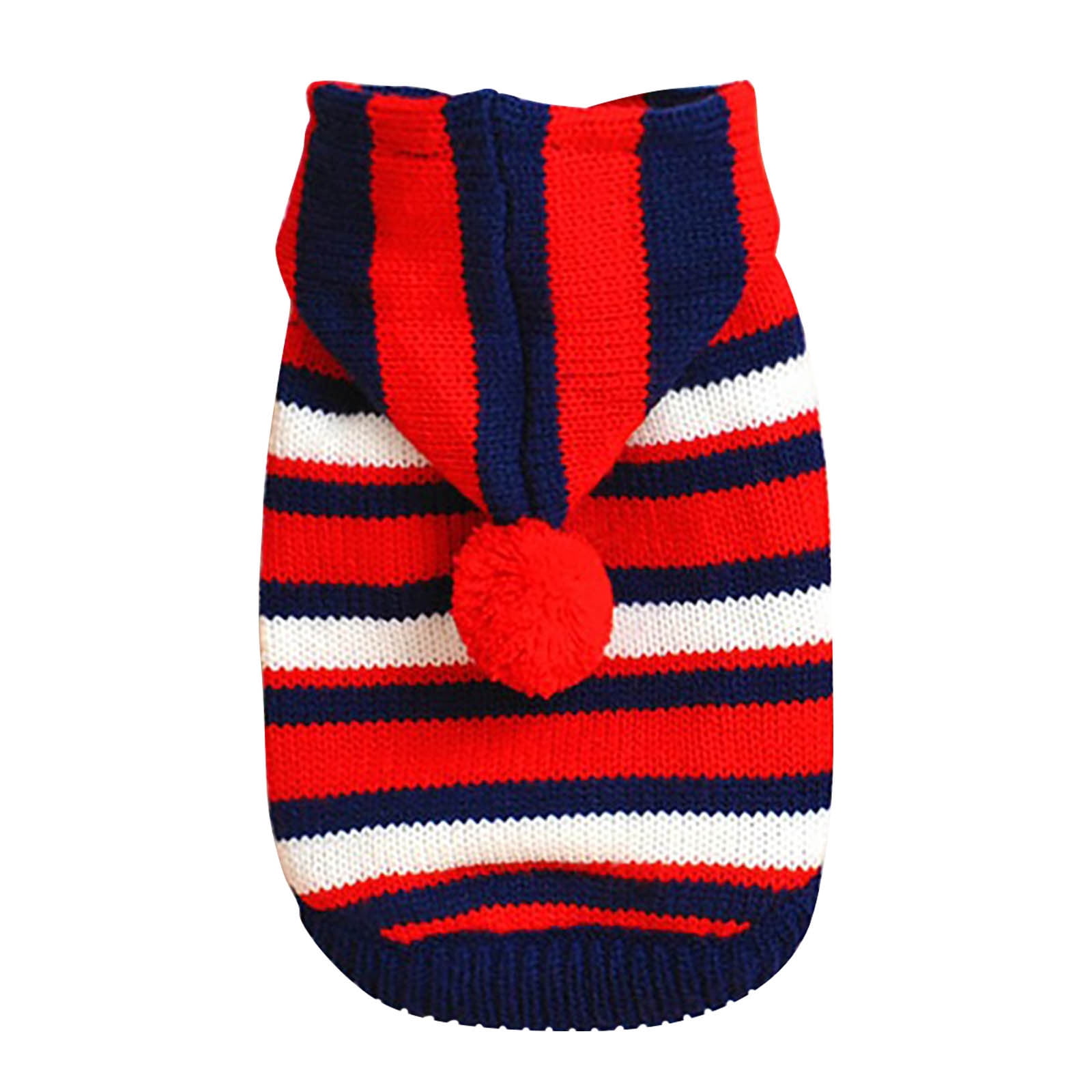 Dog Clothes Teddy Sweatshirt Autumn Winter Striped Suit Puppy Puppy Cat
