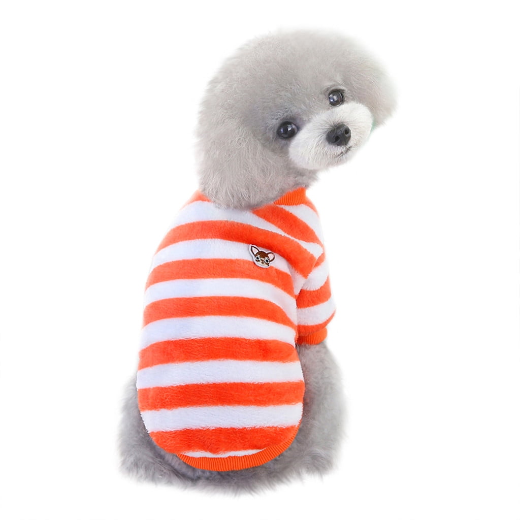 Pet Clothes Rainbow Warm Autumn and Winter Dog Clothes Winter Dog