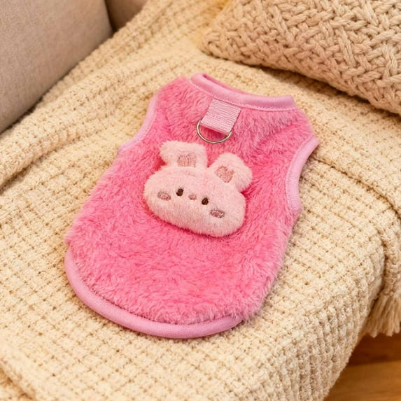 Dog Clothes for Small Medium Dogs with Leash Hole, Winter Pet Outfit ...