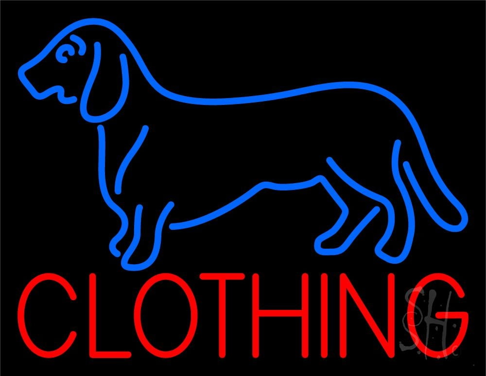 Dog Clothing LED Neon Sign 24