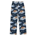 thumbnail image 1 of Dog Cloud Pattern Pajama Pants Soft Lightweight Lounge Pants Bottoms Sleep Pants Warm Comfy, 1 of 9