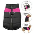thumbnail image 1 of Dog Coat for Medium Dogs,Waterproof Dog Winter Jacket with Harness Built in Puppy Cold Weather Coats Reflective Pet Vest with Zipper Warm Fleece Dogs Snowsuit Windproof(Pink,L), 1 of 6