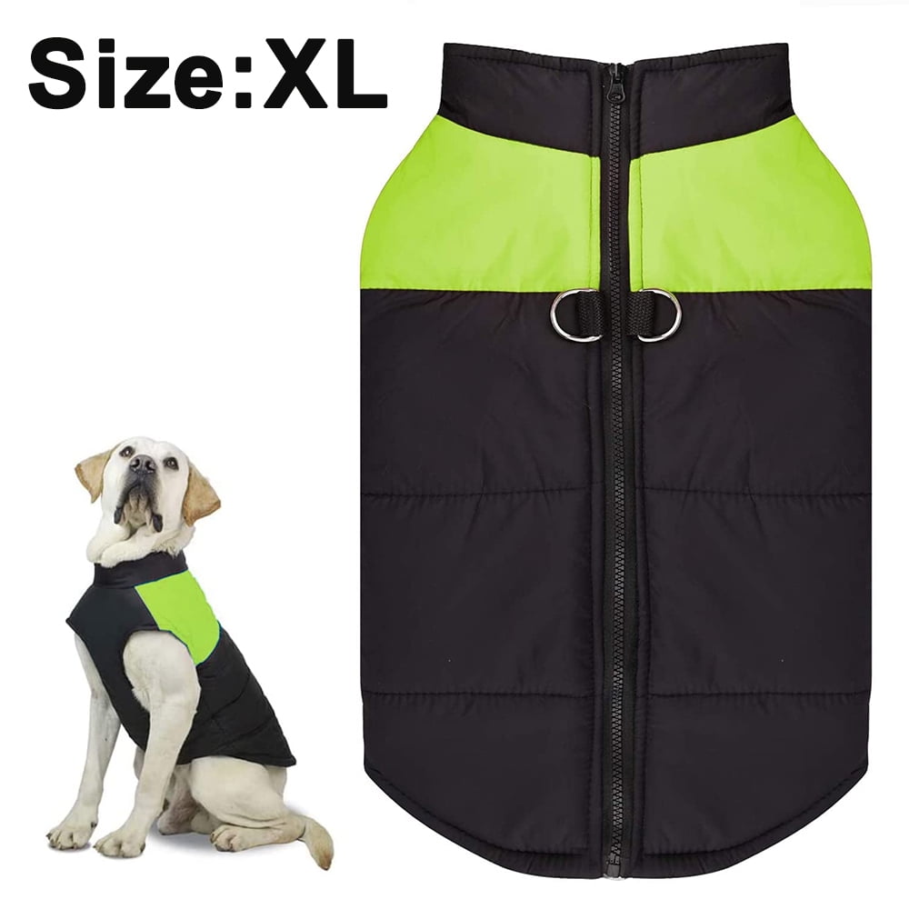Dog Coat,Warm Dog Jacket Winter Coat Paded Dog Fleece Vest Reflective