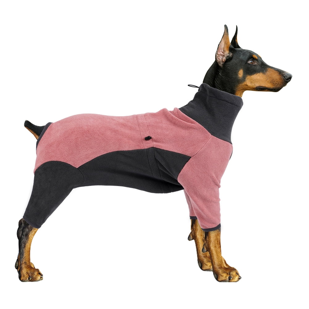 Dog Coats, Coral Fleece Dog Pajamas Bodysuit for Small Medium Dogs