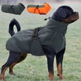 thumbnail image 1 of Dog Coats for Large Dogs Winter Waterproof Boxer Clothes Warm Fleece Vest Jacket, 1 of 6