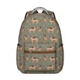 thumbnail image 1 of "Dog Collage Backpack - Artistic Design, Cute School Bag for Art Students", 1 of 6