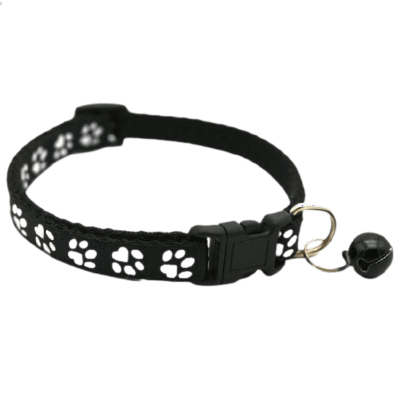 Dog Collar Breathable Nylon Pet Collar Adjustable Small and Medium-Sized Dog With Bell, Collar Full Length 35cm/13.7 Inch