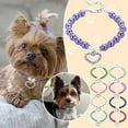 thumbnail image 1 of Dog Collar,Cute Pet Jewelry Pearl Collar, 1 Piece Pet Pearl Collar for Small Pet Collar Dog - Pendant Jewelry One SizeCyan, 1 of 3