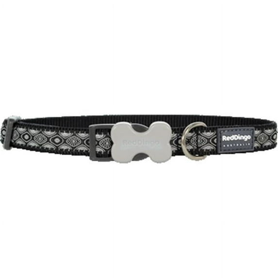 Dog Collar Design Snake Eyes Black, Small