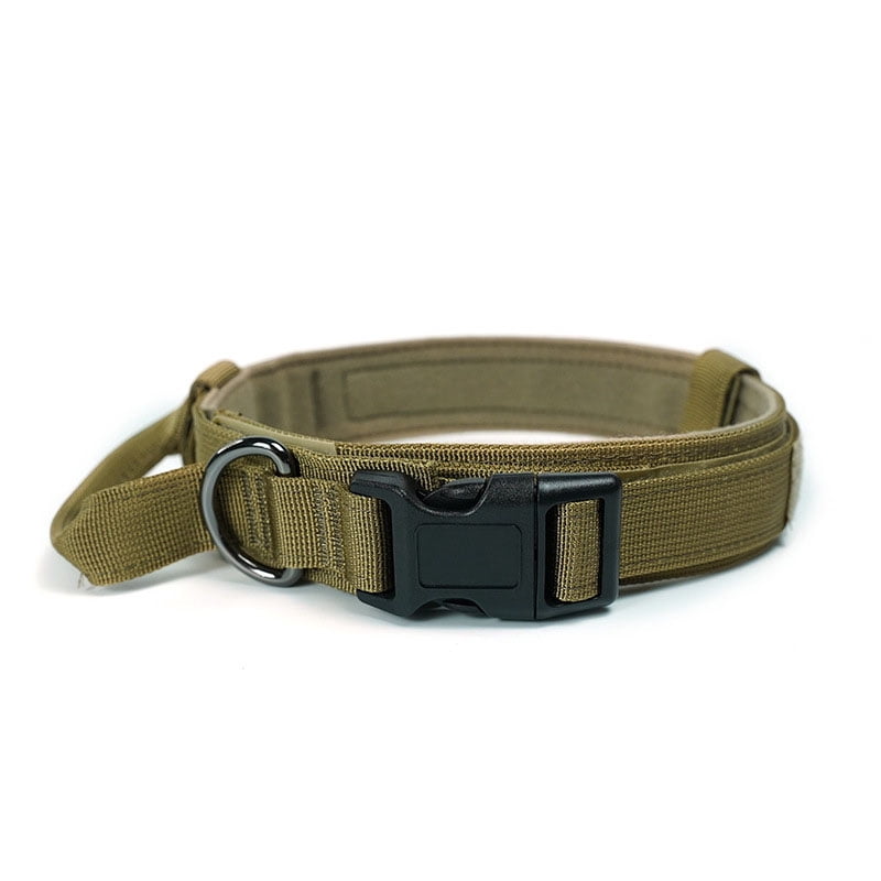 Dog Collar Durable Adjustable Military Pet Collar Tactical Leash Set Nylon Collar Medium Large Dog Shepherd Training Accessories