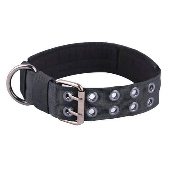 Dog Collar For Large Dogs Wide Tactical Collars With Handle For Extra Large Breed Dogs , Thick Puppy Collar Nylon Pet Collar