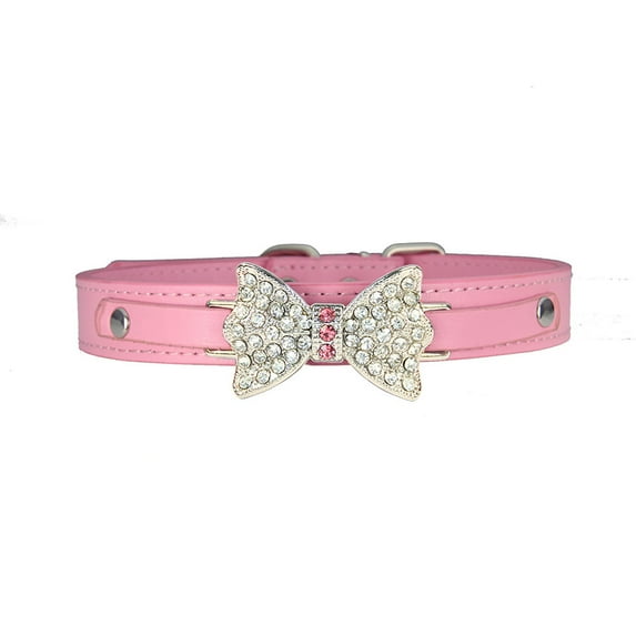Dog Collar Pet Dog Chain Cat Collar Adjustable Dog Collar Diamond Flash Dog Collar XS