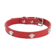 thumbnail image 1 of Dog Collar Printing Multi-Colored Stripe Dog Collar,Adjustable Safety Metal Puppy Collars, 1 of 7