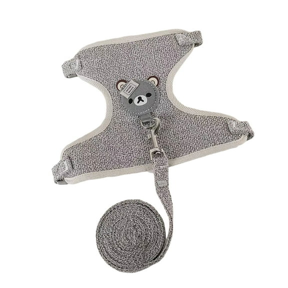 Dog Collar Teacup Dog Leash Small Pet Cat Rabbit Collar Chest Strap Dog Leash Puppy Leash Extra Small Pet Harness