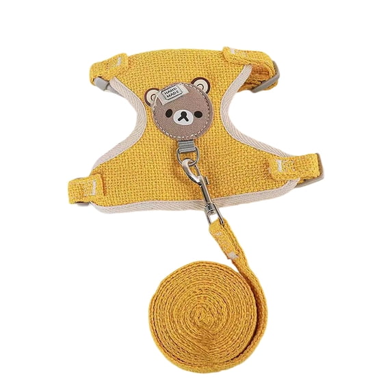 Dog Collar Teacup Dog Leash Small Pet Cat Rabbit Collar Chest Strap Dog Leash Puppy Leash Extra Small Pet Harness
