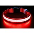 thumbnail image 1 of Dog Collar, USB Rechargeable LED Light Up Collar, Waterproof Glow In Dark Adjustable Safety Pet Collar For Medium Large Dogs 6 Colors, 1 of 7