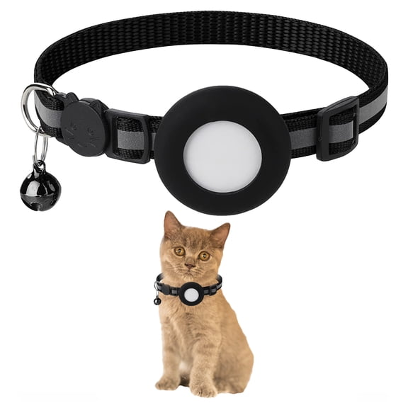 Dog Collar for Locator Break Away Pet Collars Holder with Removable Bell for Small Dogs and Cats