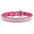 thumbnail image 1 of Dog Collar for Small Dogs, Adjustable Leather Bling Dog Collars, Dog Collar Cat Collar, Rhinestone Dog Collar, 1 of 7