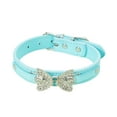 thumbnail image 1 of Dog Collar with Bowknot for Small Medium，Adjustable Fashionable Pet Collar, 1 of 8