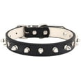 thumbnail image 1 of Dog Collar with Spikes,Rivet Dog Collar, Leather Spiked Studded Dog Pet Collars for Small Medium Large Dogs 1Pack, 1 of 6