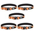 thumbnail image 1 of Dog Collars, Adjustable Pet Collar with ID Tag Ring, Safe and Comfy for Small Dogs orange, 1 of 6