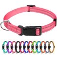 thumbnail image 1 of Dog Collars for Small Dogs, Reflective Nylon Pet Collar with Quick Release Buckle, Small Dog Collar for Boys, 1 of 9