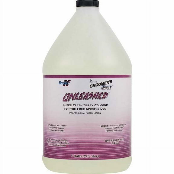 Dog Cologne Coat Spray Unleashed Fresh Scent Odor Control Long Lasting Pick Size (1 gallon)